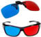 Red-Blue Glasses 3D Vision Glasses Red-Blue 3D Glasses, 3D Movie Eyeglasss with Clip on Glass Game DVD Blue Red Lens for Home Cinema 3D Vision Glasses, Red Blue Glasses, Anaglyph 3D Glasses