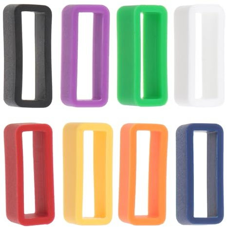 Gatuida Anneau de Boucle Anti-Chute 12mm en Silicium pour Bracelet Montre | Lot de 8 Pièces, Couleur Multicolore, Accessoire Simple, Confortable et Solide pour Montre