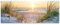 Poster Strand Meer Ostsee Natur - 120x45 cm Panorama Querformat - OHNE RAHMEN XXL Wandposter Kunstdruck Fotoposter Wandbild Wandbilder Wand Bild auf Poster Wohnzimmer Schlafzimmer Küche