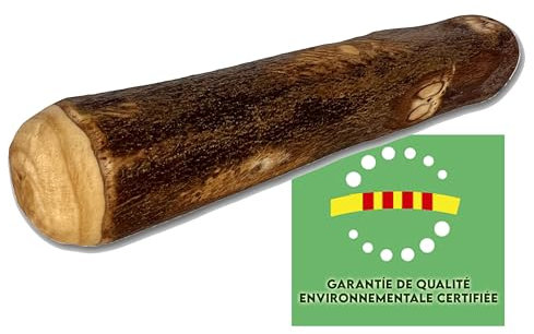 EL FUTBOLIN Bois d'Olivier Naturel pour Chiens | -Taille L- 23 CM | Bain d'Huile d'olive | Jouet à Mâcher Naturel en Bois d'Olivier pour Chiens | Hygiène Dentaire| Bâton Anti-Stress