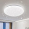 Kowanie Deckenlampe LED Deckenleuchte Schlafzimmer - Küchenlampe Decke Kinderzimmerlampe Sternenhimmel Ø25cm Kaltweiß 12W 6000K Deckenbeleuchtung Flur Rund Flurlampe für Kinderzimmer Wohnzimmer