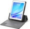 CHESONA Clavier iPad 9eme Generation, Clavier iPad 10.2 9/8/7eme Generation avec Trackpad, Mode Horizontal/Vertical, Étui Magnétique Détachable, Support Réglable 15-180°, Clavier AZERTY, Gris