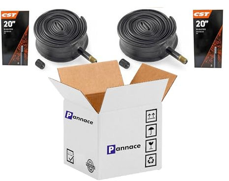 Coppia (2 unità) Camera d'Aria TUBE 20 X 3.5-4.0 SV BICI FATBIKE