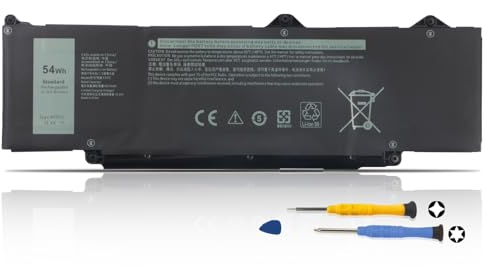 K KYUER 54Wh R73TC DR02P Laptop Battery for Dell Latitude 3440 5440 5450 5540 5550 7455 5340 5350 2-in-1 Precision 3480 3490 3580 3590 Mobile Workstation P169G P169G001 2X1V9 GTG7N KDM9P GRWKG 803W6