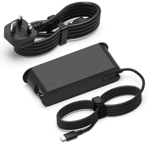 Hafiuege 95W USB C Laptop Charger for Lenovo Legion Go, MacBook Pro/Air, HP, Dell, Asus, Acer, Samsung, Google Phone and All Type C Devices, Power Adapter for 90W 87W 65W 45W 30W USB C Devices