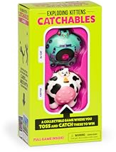 Exploding Kittens Catchables #4: DJ Cat & Cattle Cat, Collectible Toy Tossing Games - Family Games, Adult Games, Fun Games, Party Games & Travel Card Games for Adults & Kids Ages 8+