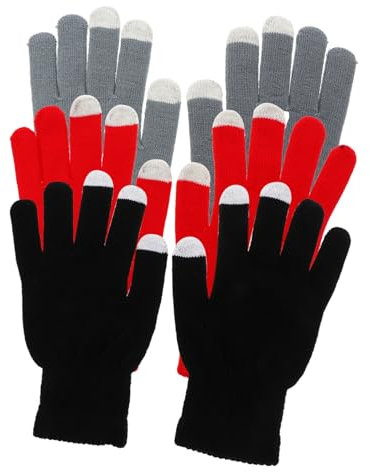 COLLBATH Warme Winterhandschuhe Für Damen Winddicht Mit Touchscreen-Funktion Bequeme Fäustlinge Für Outdoor-aktivitäten