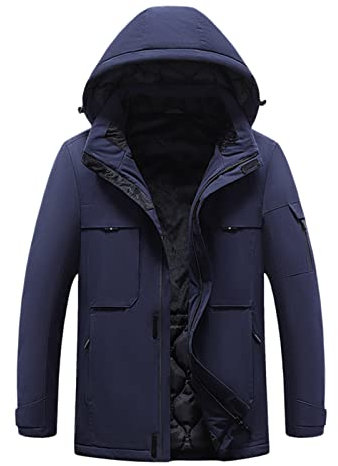 Feelcrag Self Heating Jacket Mens with Adjustable Temperature Heated Waistcoat Mens Heated Gilet USB Heated Body Warmer with Power Pack Mens Heated Vest Quilted Jacket