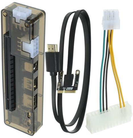 DOITOOL External Graphics Card Dock Laptop Gpu Expansion Dock Splitter for Dual Monitors Random Style