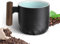 Vicloon Tasse à café, 70ml Noir Tasses à Expresso, Ugs en Céramique avec Anse Tasse d'eau de Bureau pour thé Matcha, thé Vert, Expresso, Latte