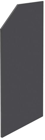 Paroi de Séparation Pour Urinoir,D'urinoir Cloisons Toilette,Séparations Murales D'urinoir Pour Hommes, Séparations WC 40 * 90cm Cloison de Toilette for écoles/Lieux Publics (Angle Biseauté)