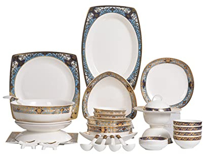 Service De Table De Luxe, Assiettes Et Bols De Cuisine 32 Pièces, Vaisselle Décontractée Dintérieur Et Dextérieur, Vaisselle De Style Moderne De Luxe Légère