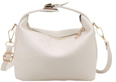 UncleS Frauen Tasche Feste Farbe Schulter Obert PU Leder Crossbody Einfache Handtasche Ästhetische Boten Frauen Feste Farbe Schulter Crossbody PU Leder Messenger