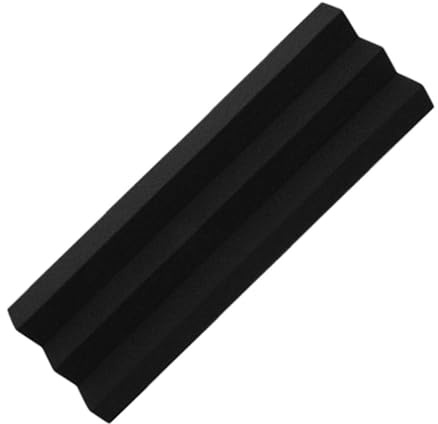 Schalldämmkeil für Ecken, Polyurethan, Schwarz, zur Hallreduzierung | Wand und Schlagzeug, Büro Sowie Gamingraum, Sauberer Look, Musiker und Toningenieure
