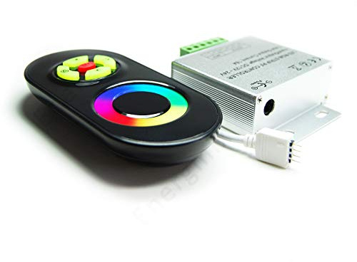 Energmix Led RGB Controller, Steuergerät,Dimmer mit Touchscreen Fernbedienung Touch-Bedienung