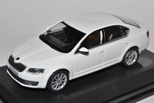 Abrex ?Koda Octavia III Limousine Weiss Candy Typ 5E Ab 2012 026E 1/43 Modell Auto
