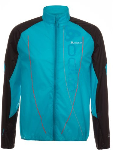 Odlo Logic Veste Coupe-Vent pour Homme S Blu - Dresden Blue/Black