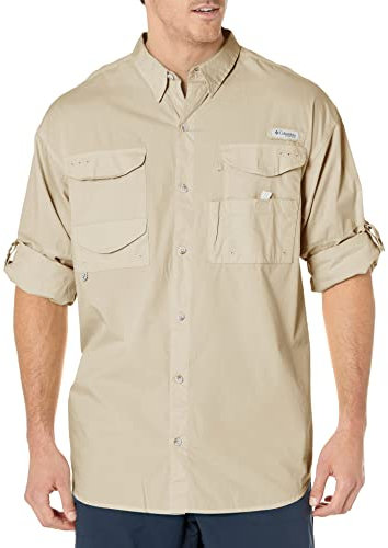 Columbia PFG Bonehead Chemise à Manches Longues pour Homme BoneheadTM Ls, fossile, L