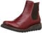 Fly London Women's Salv Chelsea Boots, Red, 2.5 UK