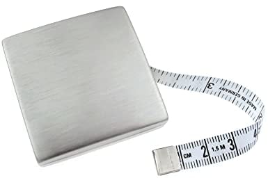 hoechstmass Balzer 87203 Maßband, Messing vernickelt, Silber, 5 cm