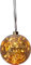 Best Season 457-76Glow Glaskugel mit 40 LED, Durchmesser circa 15 cm, warmweiß/amber, 1.5 x 1.5 x 1.6 cm