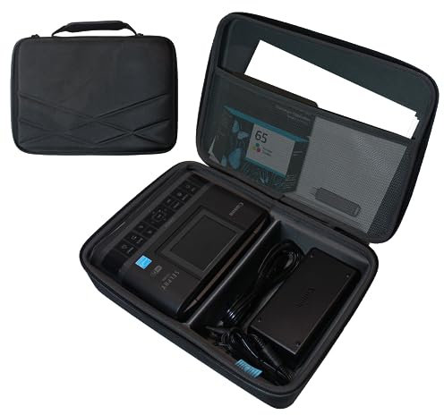 TUDIA Étui rigide EVA compatible Canon Selphy CP1200/CP1300/CP1500 résistant à l'eau portable protection chute imprimante photo compacte