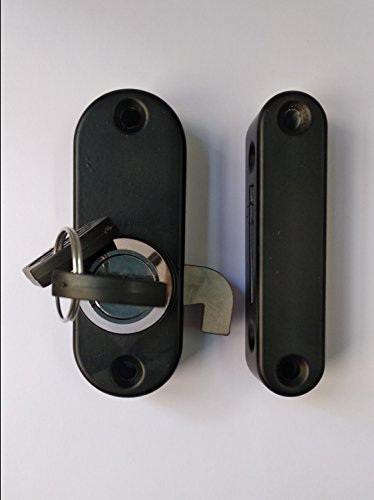 CERRADURA VENTANAS MOD FRAME SIST ABATIBLES Y CORREDEROS (NEGRO)
