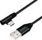 Logilink Câble USB 2.0 type A vers micro USB coudé à 90° Noir 0,3 m