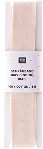 Rico Design GmbH 3 m Schrägband - wollweiß - Breite: 2cm