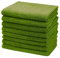 Gryeer Strofinacci in Microfibra, Asciugamani da Cucina Morbido, Super Assorbente e Privo di lanugine, Confezione da 8, 45 x 65 cm，Erba Verde