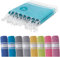 Twinzen - Fouta Badetuch groß 100x200 cm Türkis - 100% Baumwolle Oeko-TEX - Luxus Strandtuch XXL - Hamamtuch groß - Saunatuch hochwertig - Handtuch Wellness Badtextilien