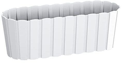 Jardinera para balcón BOARDEE BASIC 7,9L., dimensiones (mm) 587x144x130, color Blanco