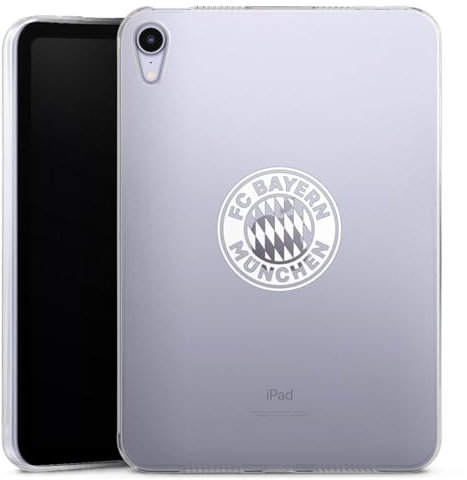 DeinDesign Silikon Hülle kompatibel mit Apple iPad Mini (2021) Case Tablet Hülle FC Bayern München Wappen FCB