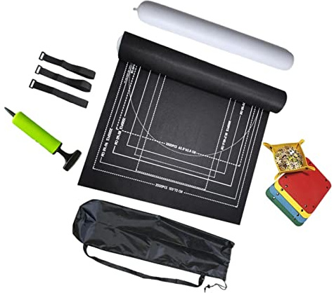 Colcolo Puzzle-Matte -Matten für Puzzles -Up-Matte Puzzle Keeper Puzzle-Aufbewahrung für bis zu 2000, Schwarz