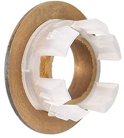 Hyuduo Anillo Embellecedor para Cubierta de Desbordamiento de Bañera, Baño Sanitario, Fregadero de Cerámica, Embellecedor de Lavabo, Inserto de Latón en Orificio, Tapas Redondas de Cobre,(latón)