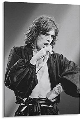 Mick Jagger Great Singer Poster Malerei auf Leinwand Wandkunst Poster Scroll Bild Druck Wohnzimmer Wände Dekor Home Poster 30 x 45 cm