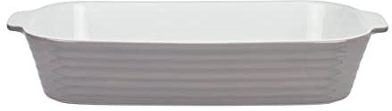 Berndes 39cm Roasting Dish - Stoneware Oven-to-Tableware with Side Handles, Microwave & Dishwasher Safe