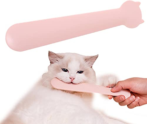 Joberio Zungenbürste für Katzen,Slicker Combs Bürsten Katzenbürsten-Pflegekamm | Interaktiver Katzenzungenkamm für Haustiere, Kratzfest für kleine Flächen