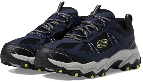 Skechers Herren Ausdauer Am Oberen Stich Trekking Low Cut, Navy Synthetic/Mesh/Black Trim, 43 EU