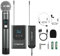Phenyx Pro Dual Digital Wireless Microphone System, w/Handheld Dynamic Microphone, Bodypack Transmitter, Mini Receiver, 2x15 UHF Frequencies, Headset/Lapel Mic for Singing (PDP-2-1H1B)