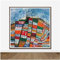 ORCOW Musikalbum-Cover-Poster und Drucke, Radiohead Hail to The Thief, Leinwandgemälde, Kunstposter, für Wandbilder, Heimdekoration, 50 x 50 cm, ohne Rahmen