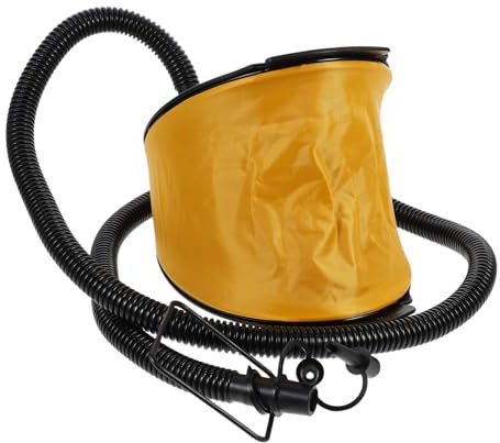 MAGICLULU Fußluftpumpe Balgfußpumpe Fußpumpe Für Camping Ballon Luftbett Inflator Mit Adaptern Schnell Und Einfach Zu Bedienen