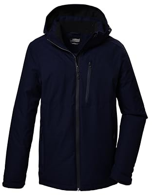 killtec Herren Funktionsjacke/Outdoorjacke mit abzippbarer Kapuze KOW 7 MN JCKT, dunkelnavy, 4XL, 41845-000