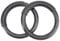 Turnringe 1 Paar Gymnastikringe, professionelle Ringe for Bauchtraining, Workout, Fitness, Schwarz