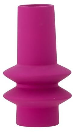 Bloomingville Isold Vase, Pink, Steingut, D12xH22 cm