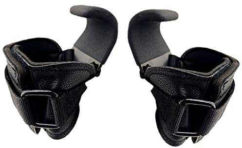 Gewichtheberhaken Griffe for Gewichtheben Professionelle Fitness Gewichtheben Handschlaufen Haken Handgelenkstütze Haken rutschfeste Gym Arm Krafttraining Klimmzugschnalle