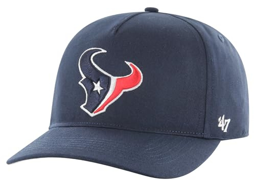 '47 NFL Houston Texans Hitch RF Unisex Baseball Cap, Adjustable Snapback Strap, Team Logo, Colour Navy Blue