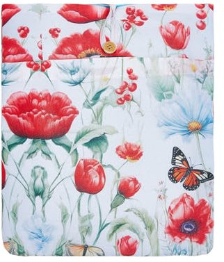 NICENEEDED Copertina del Libro Bottone, Protezione per Libri Stampati, Custodia per Libri per Amanti dei Libri Borsa Portaoggetti per Libri con Copertina Flessibile e Copertina Rigida