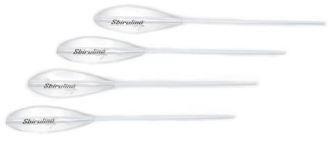 Sbirulino® Kit Set mit 4 schwimmende Sbirolino (weiß) – halbsinkend (transparent) – supersinkend (schwarz) von 3 bis 95 Gramm (TRANSPARENT – HALB SINKEND, 20 GR)