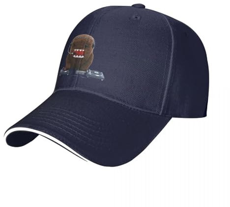 Basecap Neues DJ Domo-kun Klassisches T-Shirt Baseballkappe Luxuskappe Hut Große Größe Hut Männer Hut Frauen